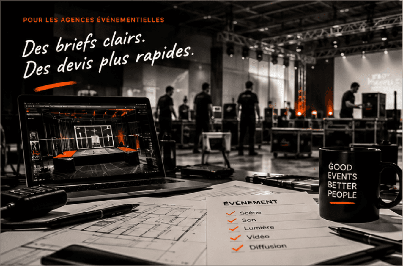 Préparation audiovisuelle d’une conférence